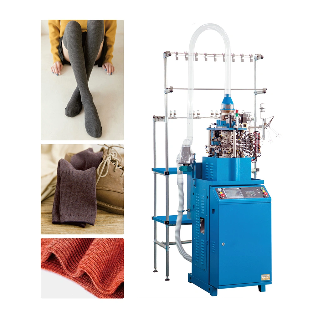 High Speed Full Automatic Computerized Circular Socks Making Machine Auto-Linking Plan Sock Knitting Machine