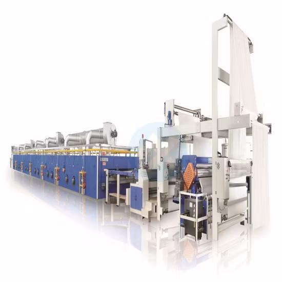 Xlc-2600 Máquina de acabamento de tecido não tecido têxtil Xlc-2600 com aquecimento de óleo de transferência de calor